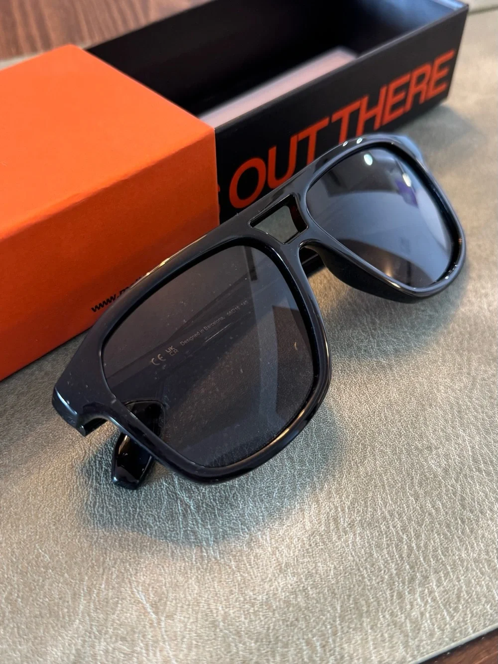 MELLER Men’s Black Sunglasses – Polarized UV Protection